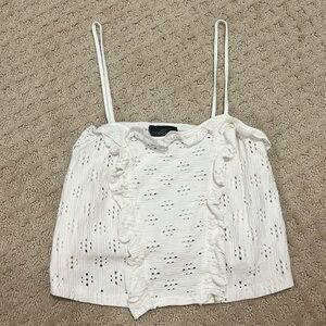 White topshop top